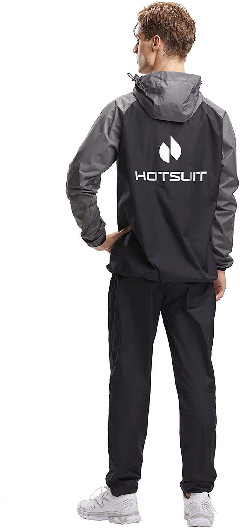 Sauna Suit for Men Sweat Sauna Jacket Pant Gym Workout Sweat Suits