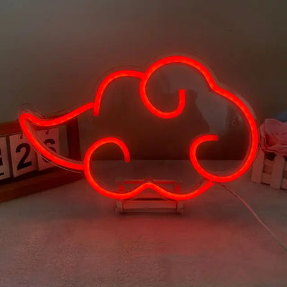 Cloud Shape Neon Sign Dimmable Night Light Wall Hanging Decor LED Neon Sign Party Wedding Bedroom Decoration USB Powered