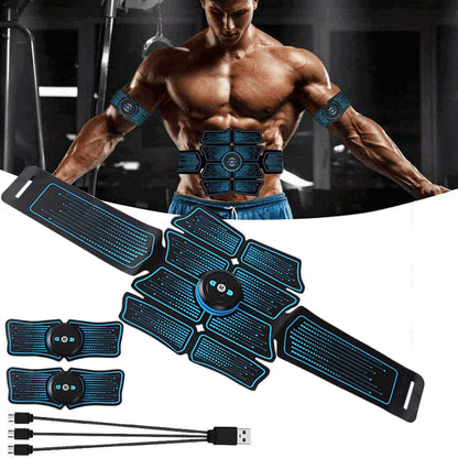 Abs Stimulator, Ab Stimulator Workout Belt, Muscle Toner Abdominal Toning Belt Workout Portable Fitness Workout Equipment Home Office for Men Women